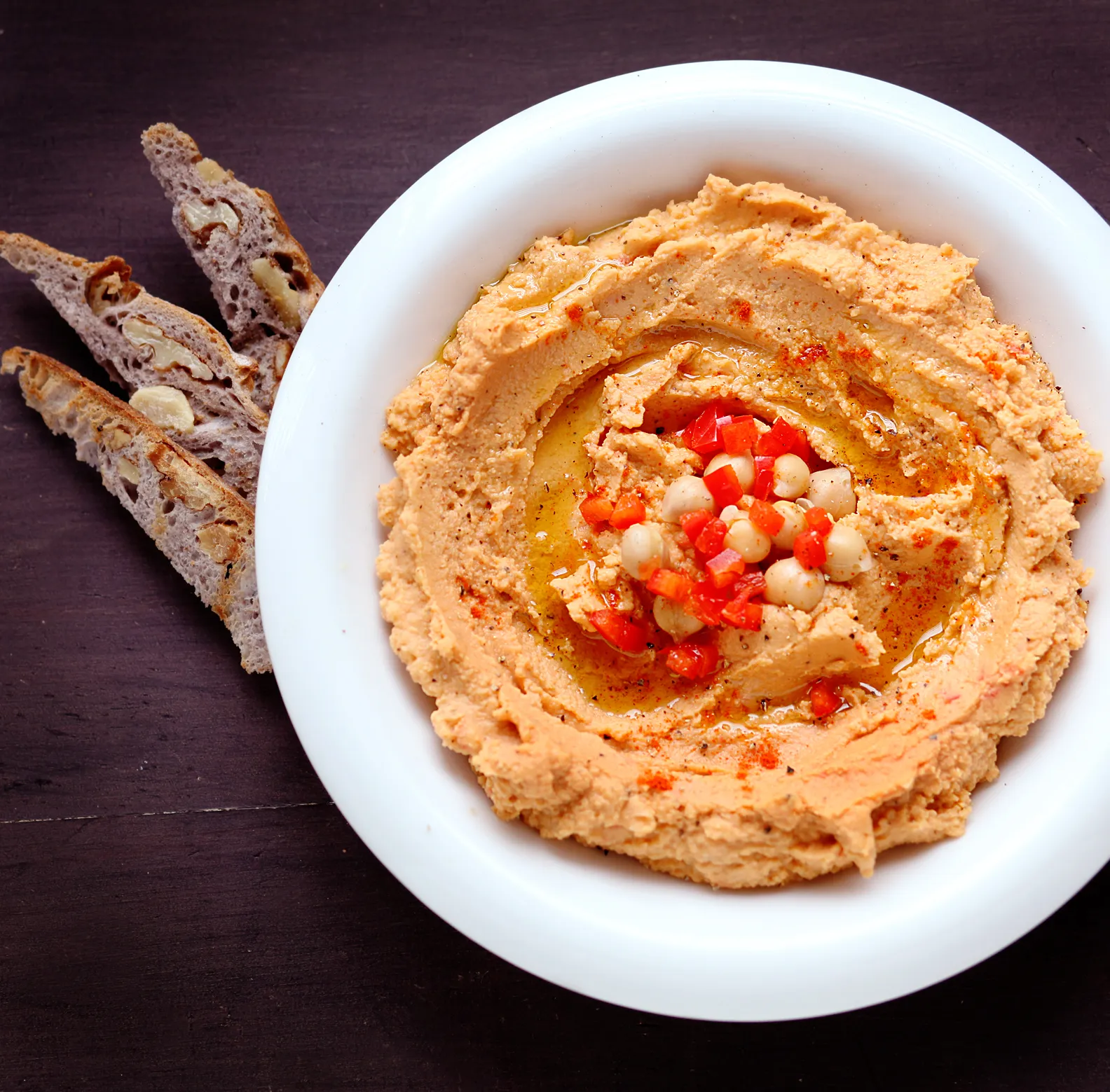 Houmous au Poivron